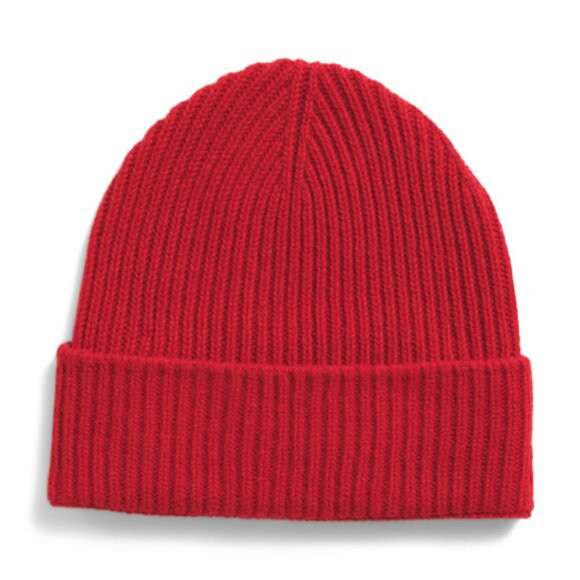 NEW TESMA Made In Italy Recycled Cashmere And Wool Blend Ribbed Beanie 1025 2m1 - Picture 3 of 3